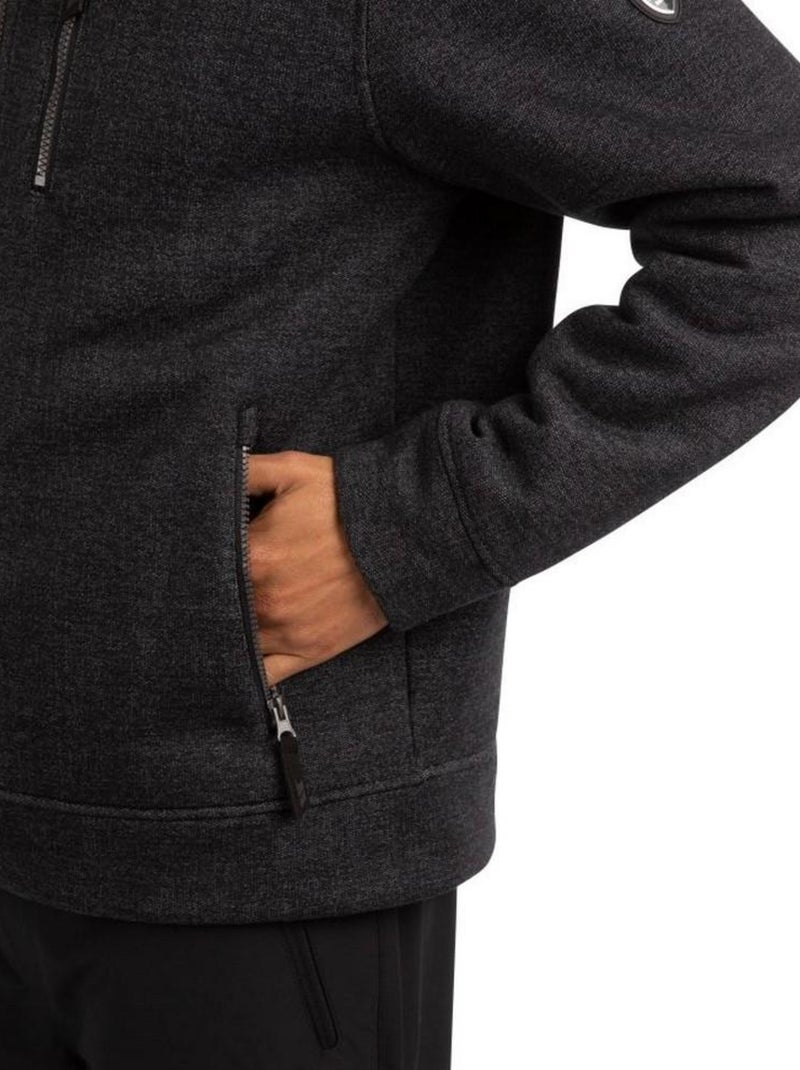 Intrusion - Veste motif/style Chiné TRUTHER Noir ébène - Kiabi