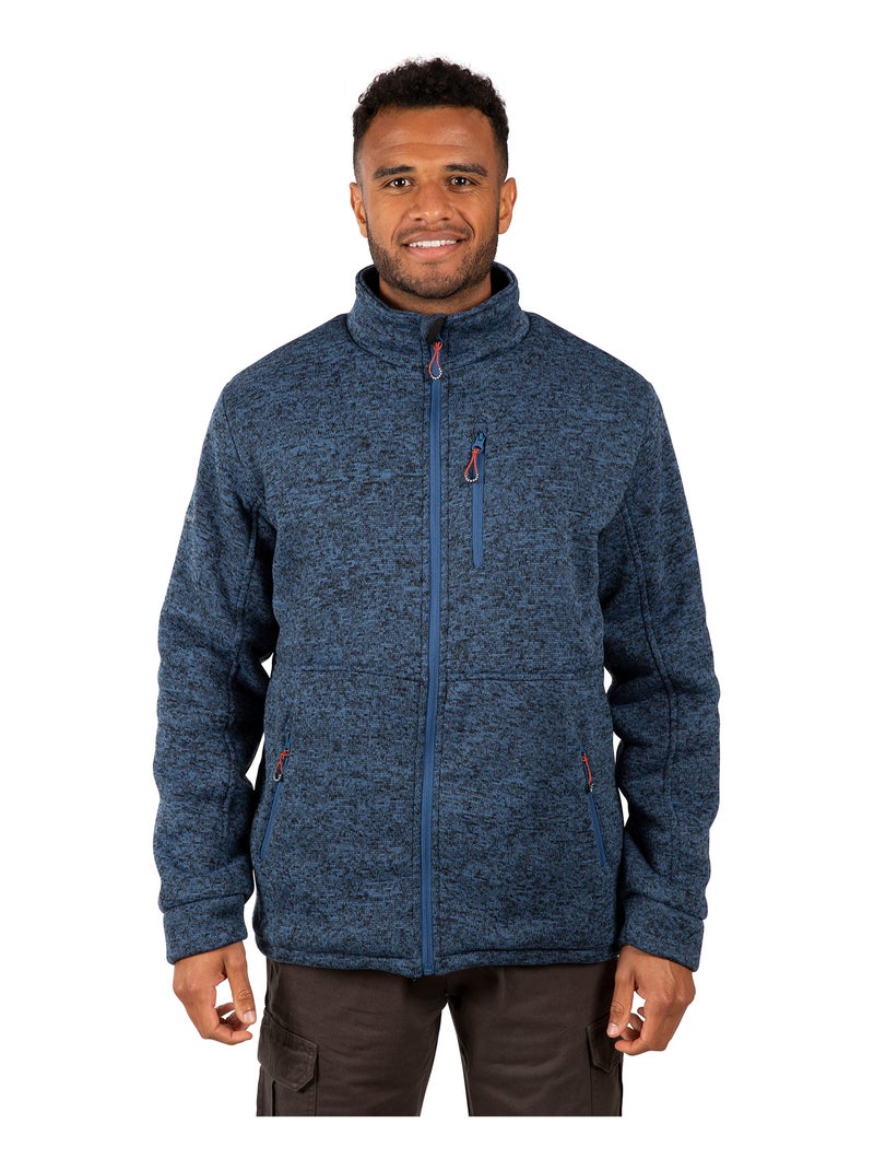 Intrusion - Veste polaire AMPNEY Bleu gris - Kiabi