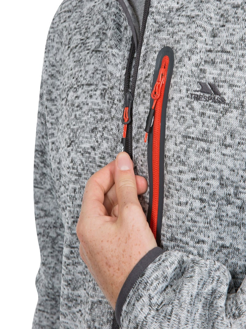 Intrusion - Veste polaire BINGHAM Gris chiné - Kiabi