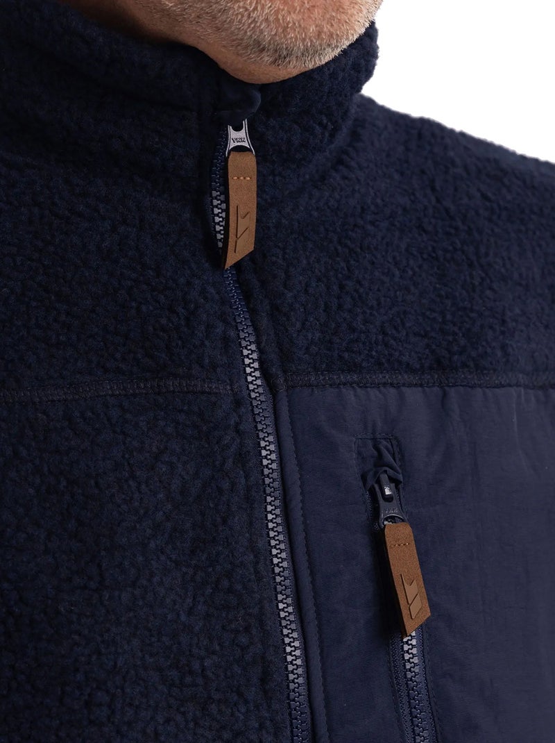Intrusion - Veste polaire BUCK Bleu marine - Kiabi