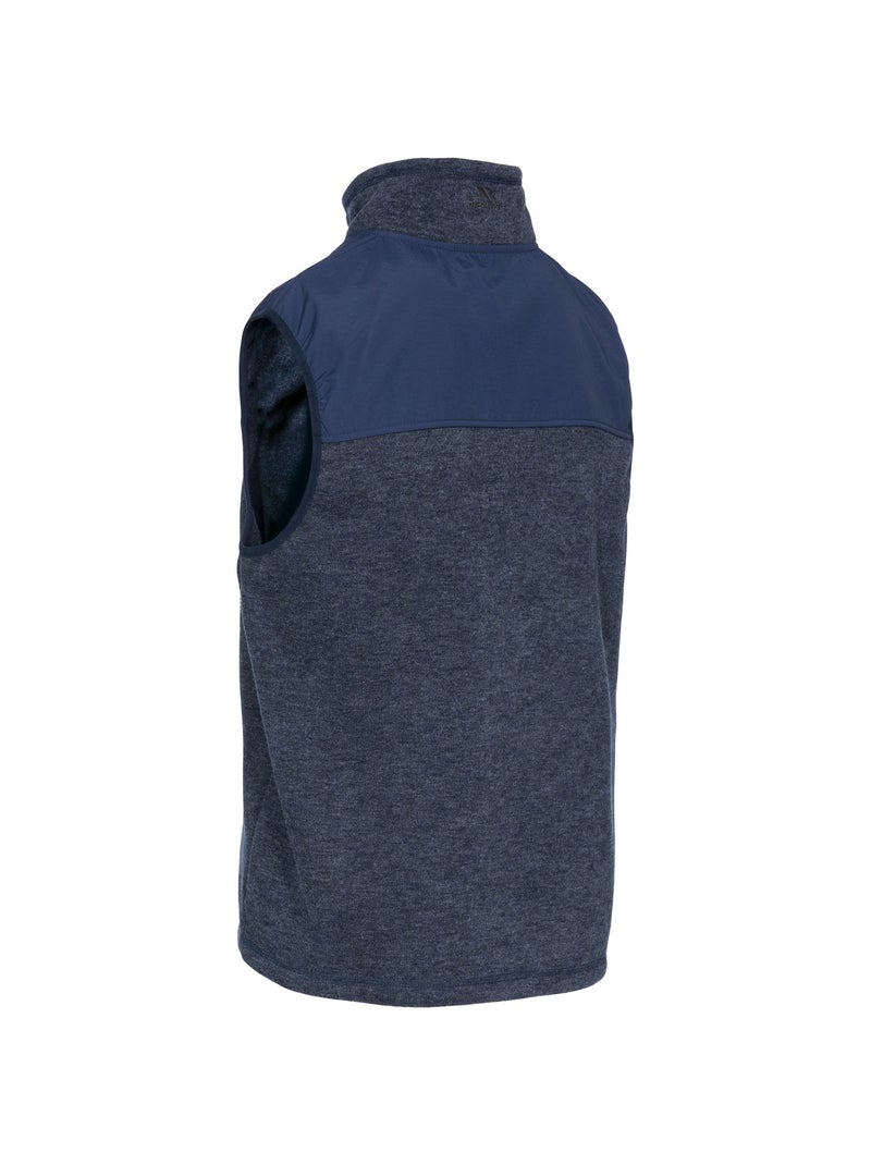 Intrusion - Veste polaire sans manches LEAFMINER Bleu marine - Kiabi