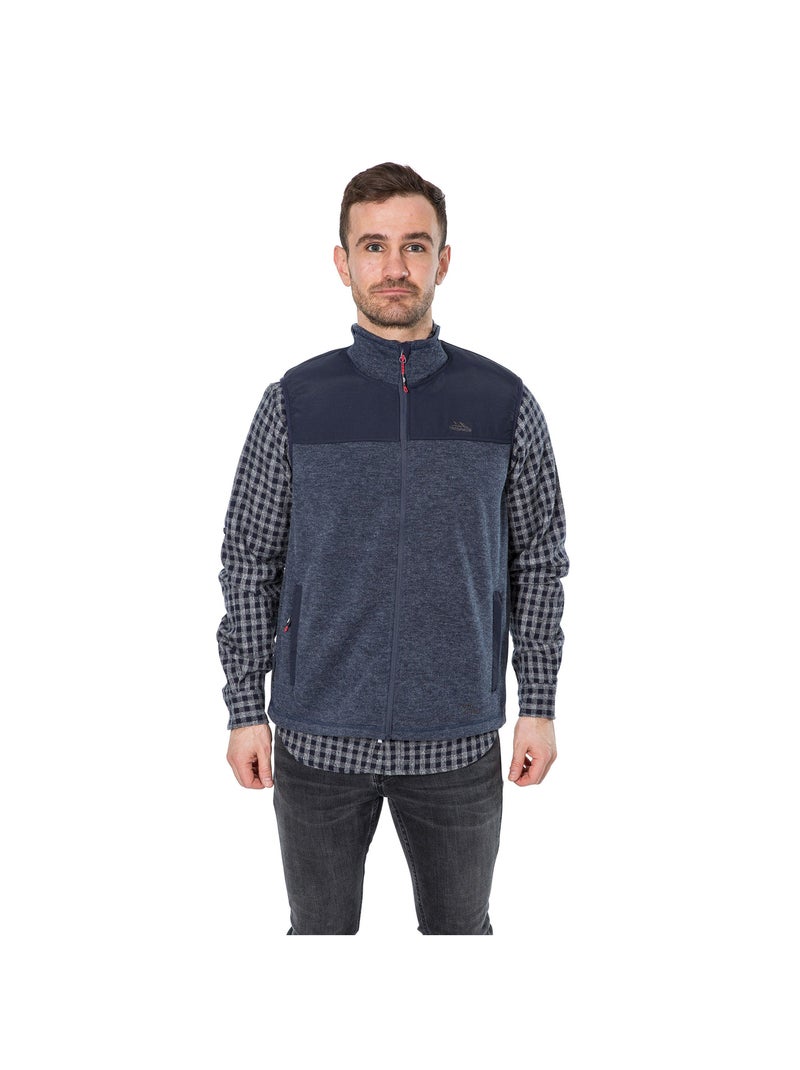 Intrusion - Veste polaire sans manches LEAFMINER Bleu marine - Kiabi