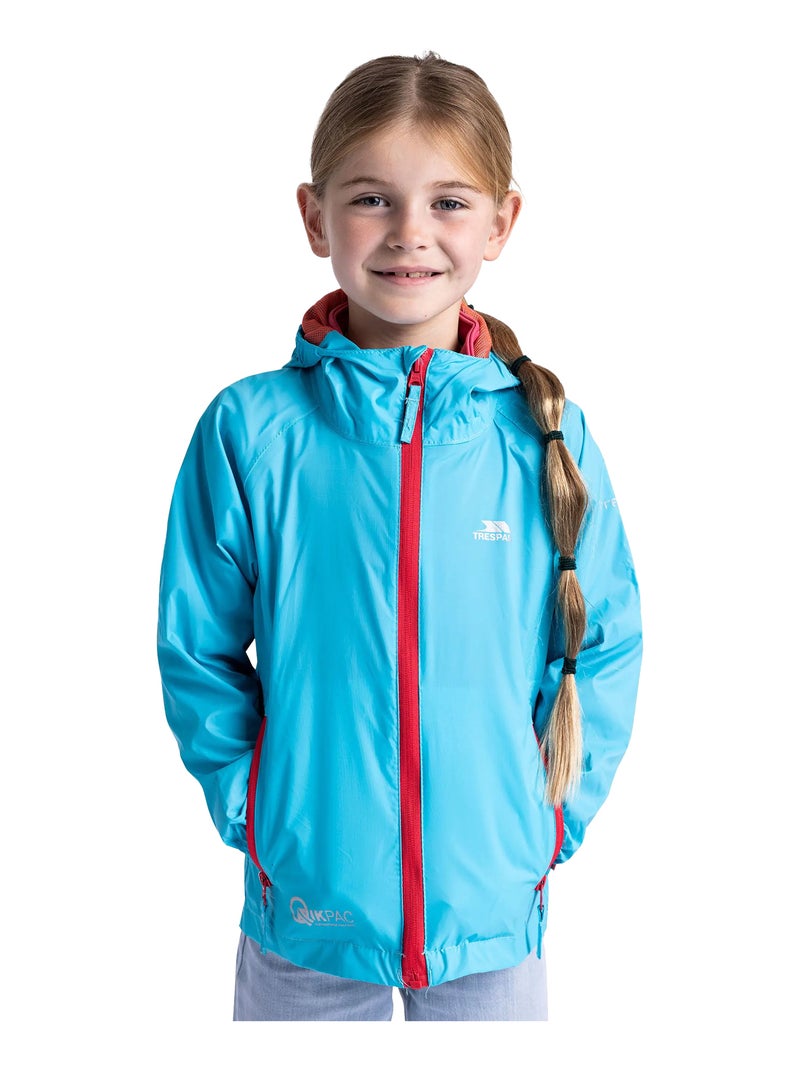Intrusion Qikpac - Veste imperméable repliable unisexe Bleu canard - Kiabi