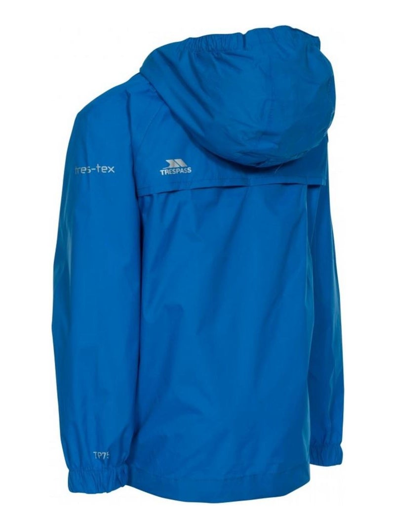 Intrusion Qikpac - Veste imperméable repliable unisexe Bleu cobalt - Kiabi