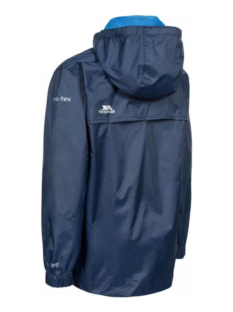 Intrusion Qikpac - Veste imperméable repliable unisexe Bleu marine - Kiabi