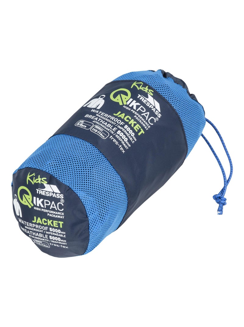 Intrusion Qikpac - Veste imperméable repliable unisexe Bleu marine - Kiabi