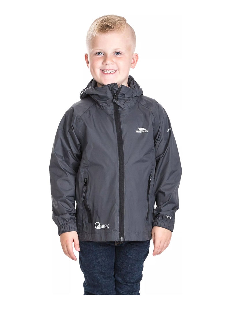 Intrusion Qikpac - Veste imperméable repliable unisexe Gris - Kiabi