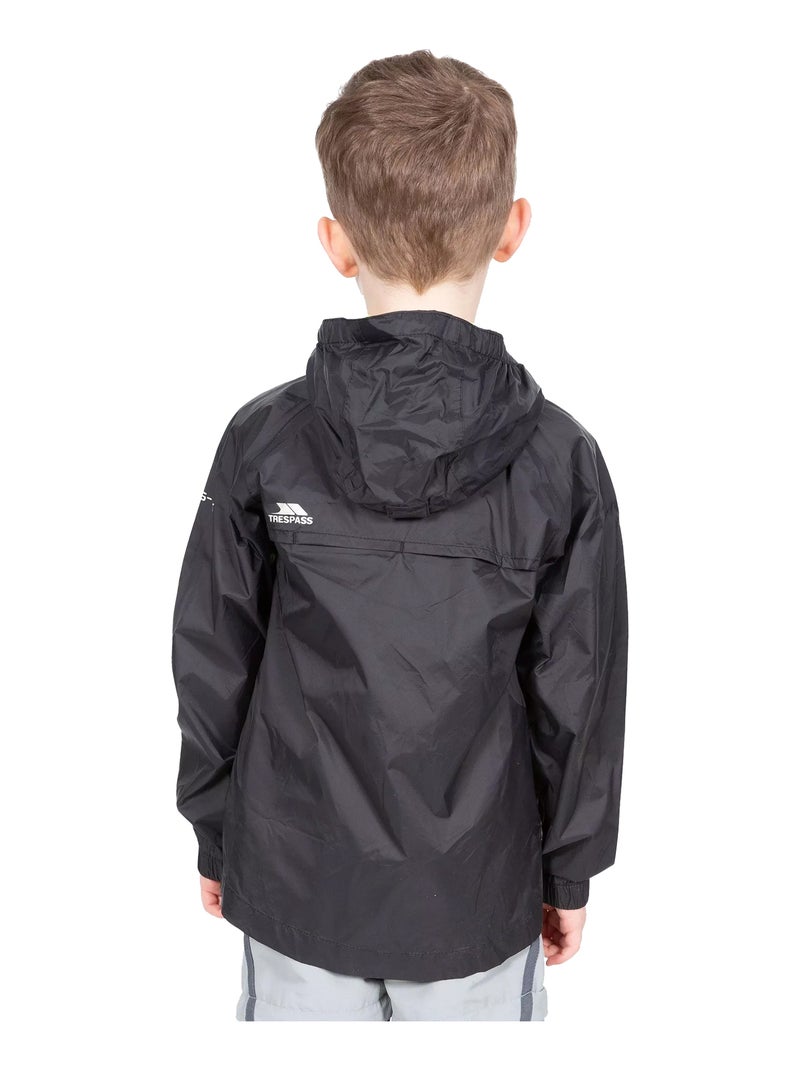Intrusion Qikpac - Veste imperméable repliable unisexe Noir - Kiabi