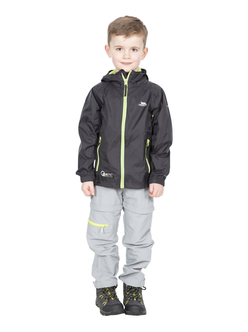 Intrusion Qikpac - Veste imperméable repliable unisexe Noir - Kiabi