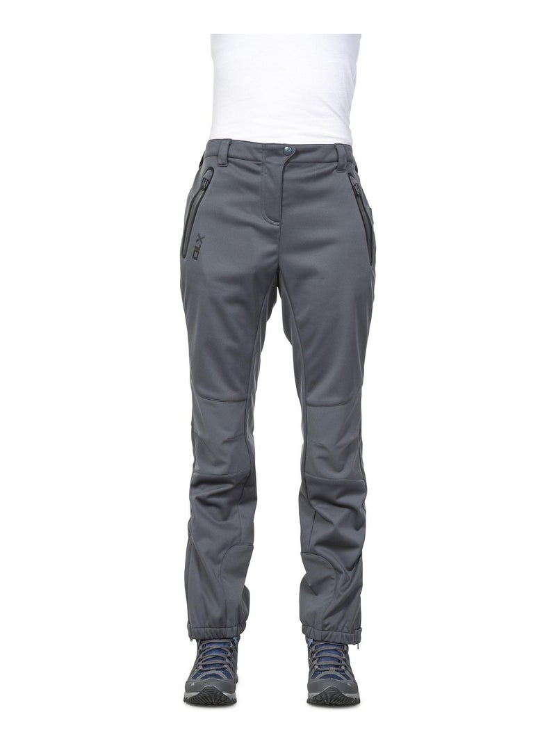 Intrusion Sola - Pantalon de marche Softshell Gris - Kiabi