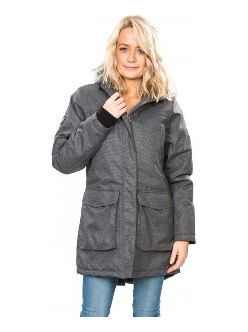 Intrusion Veste imperméable Thundery pour femme/femme Noir Gris - Kiabi