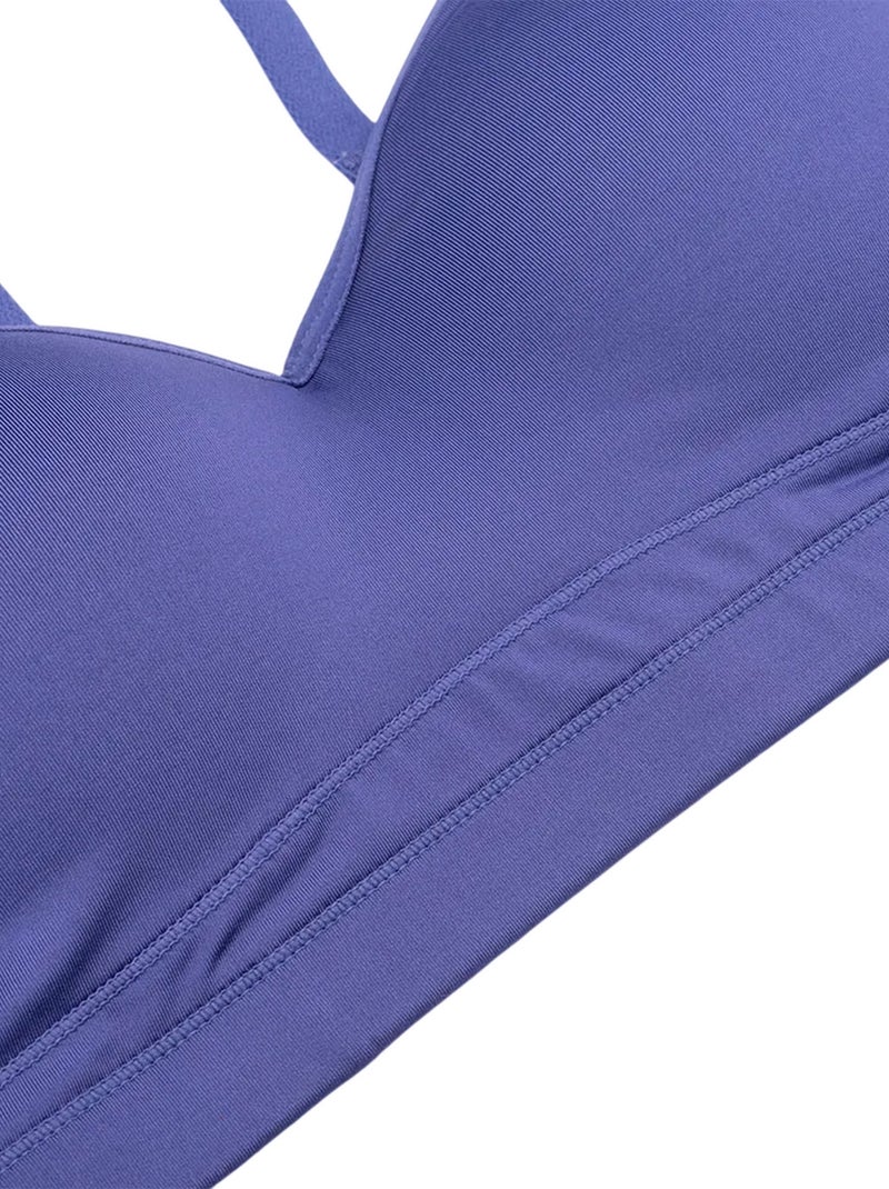 IQ - Brassière de sport CREOLA Bleu Violet Gris - Kiabi