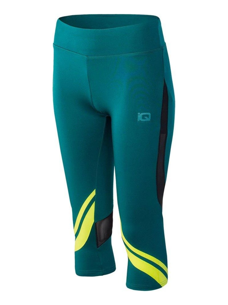 IQ - Legging ¾ LUNA Bleu Vert - Kiabi
