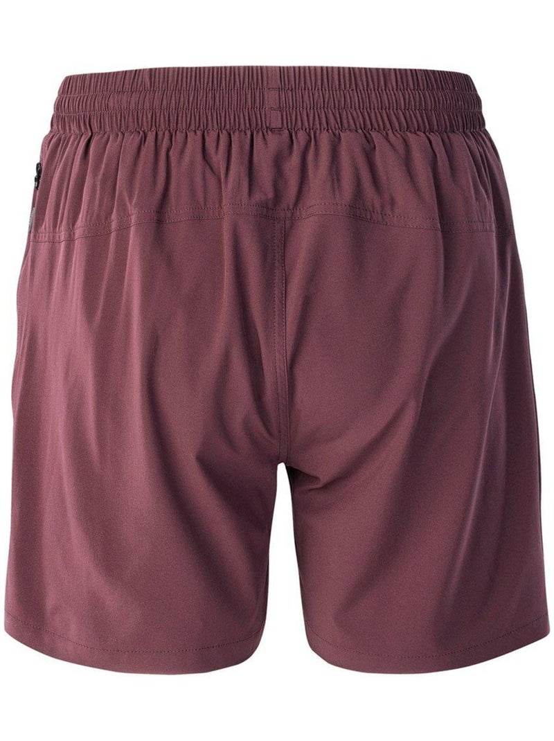 IQ - Short motif/style logo OLPU Rouge pourpre - Kiabi