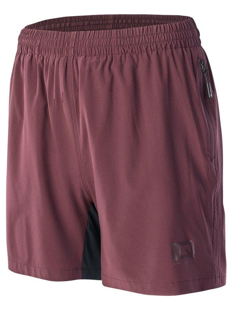 IQ - Short motif/style logo OLPU Rouge pourpre - Kiabi