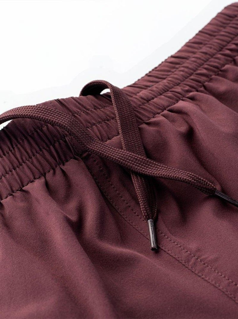 IQ - Short motif/style logo OLPU Rouge pourpre - Kiabi