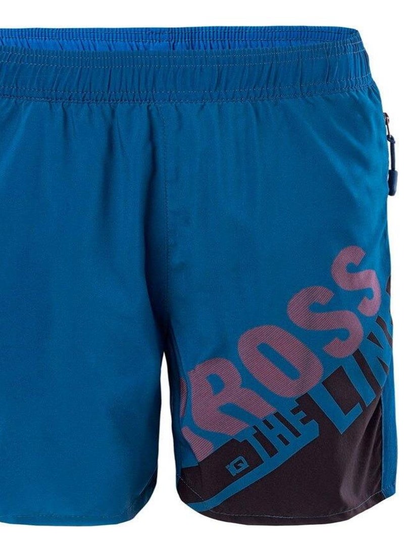IQ - Short RENO Bleu Rouge - Kiabi