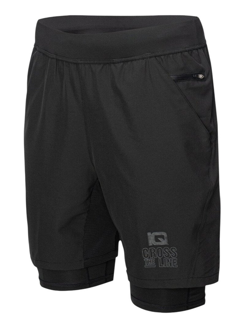 IQ - Short style Logo WELBY Noir - Kiabi