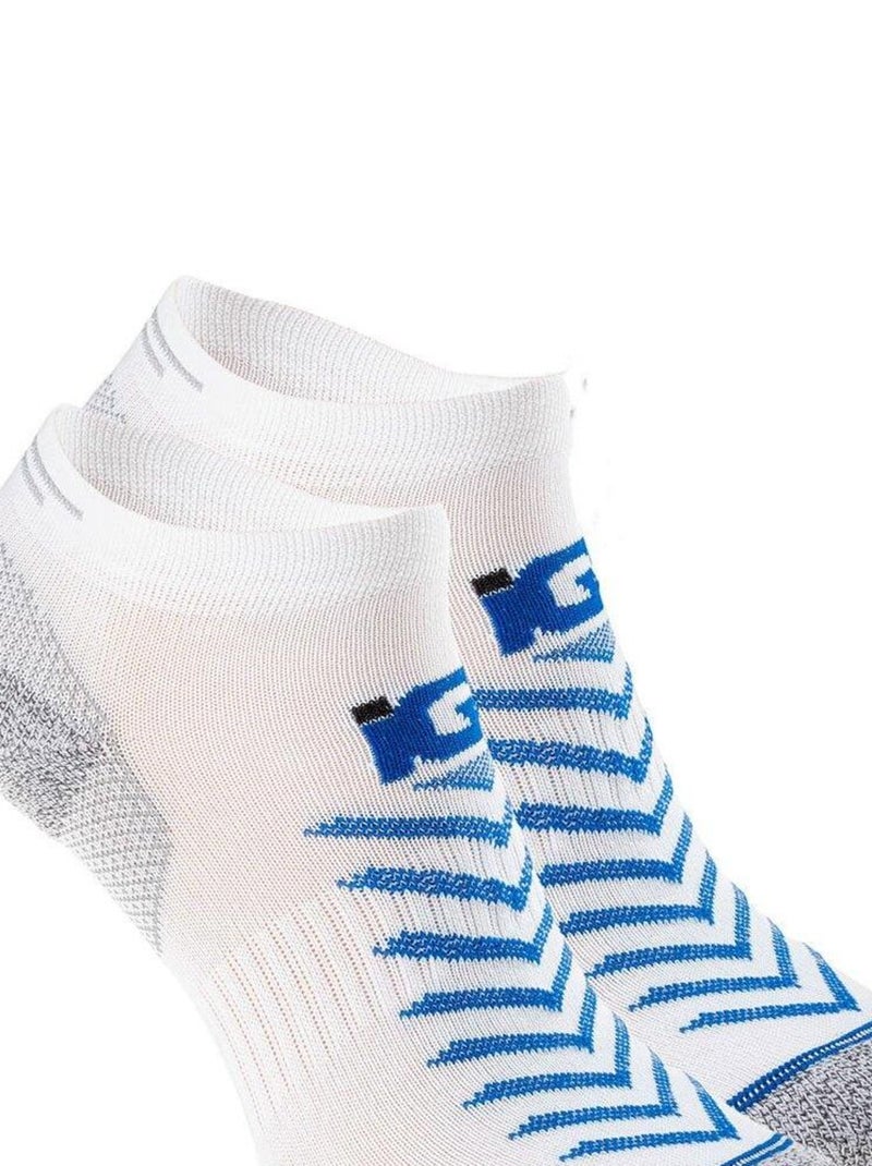 IQ - Socquettes ARICO - Adulte Blanc Gris Blanc - Kiabi