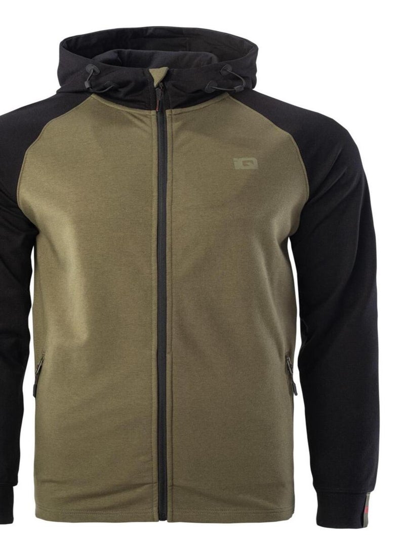IQ - Sweat à capuche SILVE Vert kaki - Kiabi
