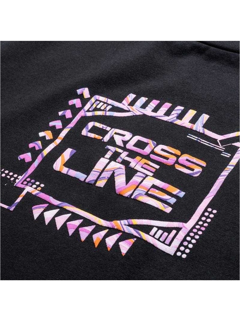 IQ - T-shirt CROSS THE LINE DAFI Noir - Kiabi