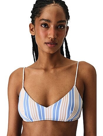 Irene haut de bikini rayé penti