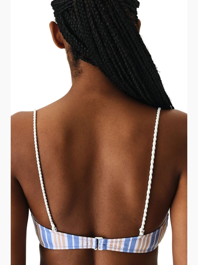 Irene haut de bikini rayé penti Bleu ciel - Kiabi
