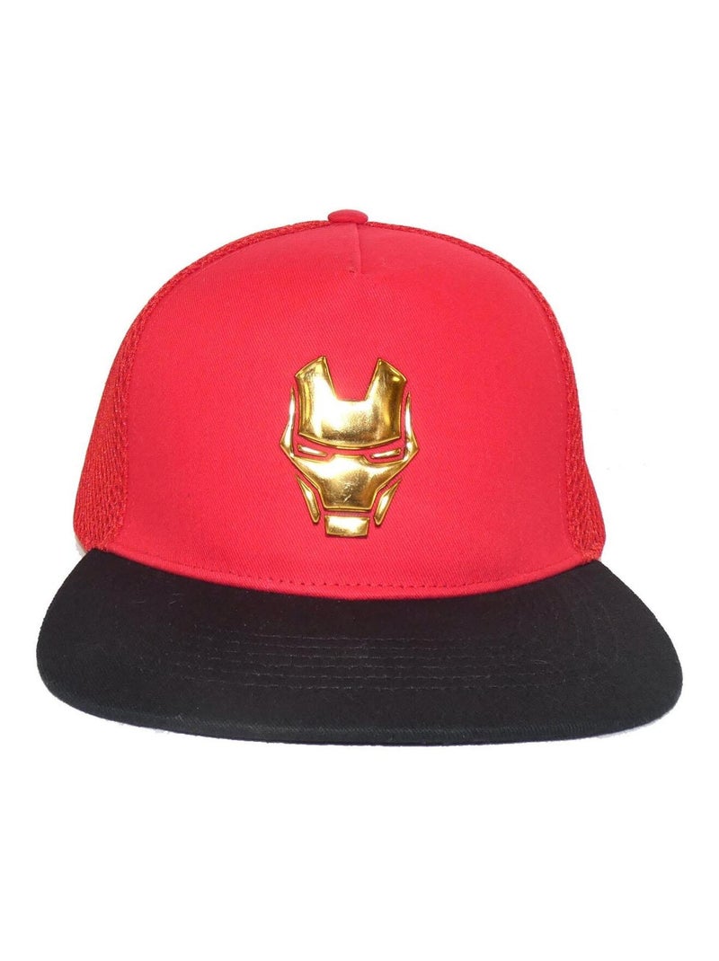 Iron Man - Casquette ajustable Rouge brique - Kiabi
