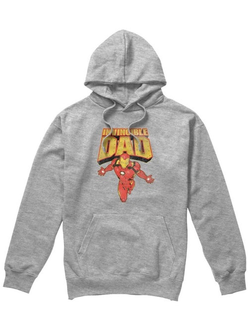 Iron Man - Sweat à capuche INVINCIBLE DAD - Kiabi