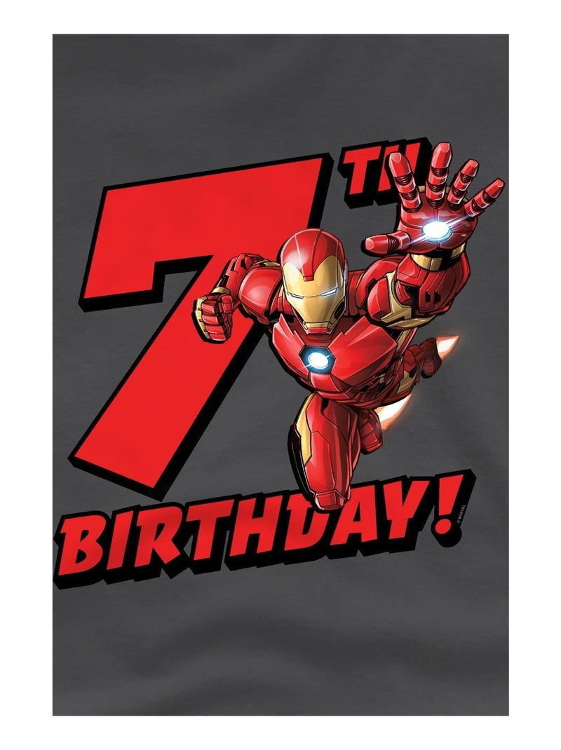 Iron Man - T-shirt Gris Noir - Kiabi