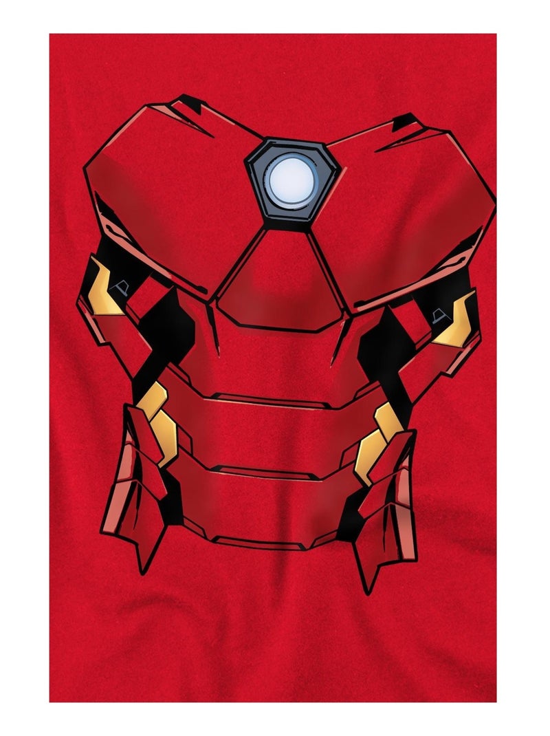 Iron Man - T-shirt Rouge - Kiabi
