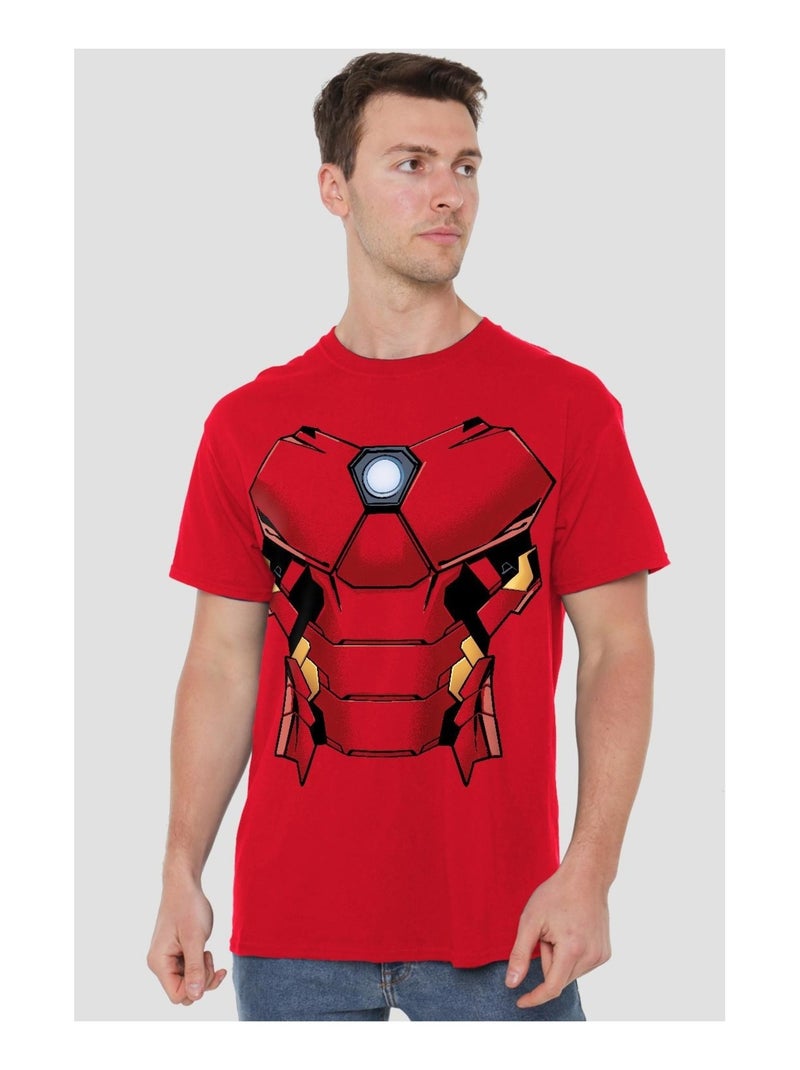 Iron Man - T-shirt Rouge - Kiabi