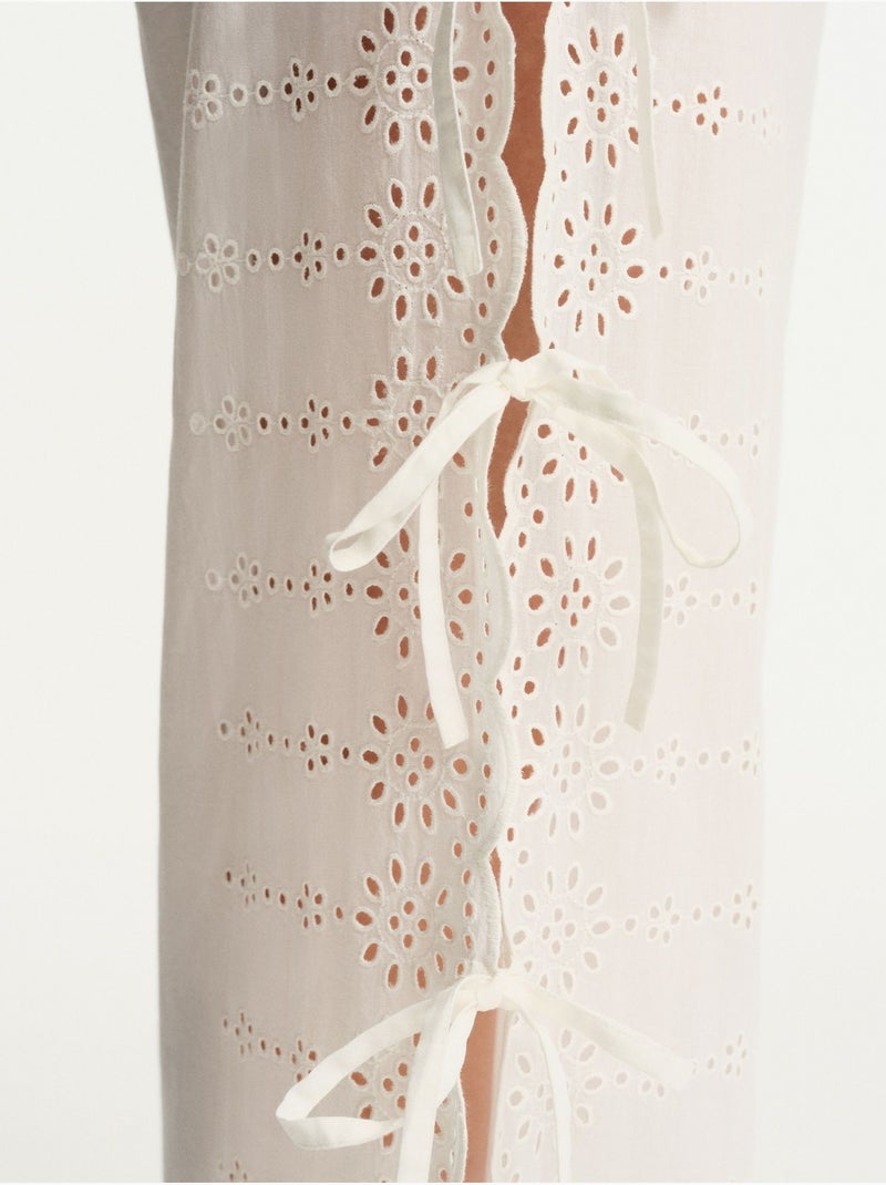 Isaline pantalon penti Blanc - Kiabi