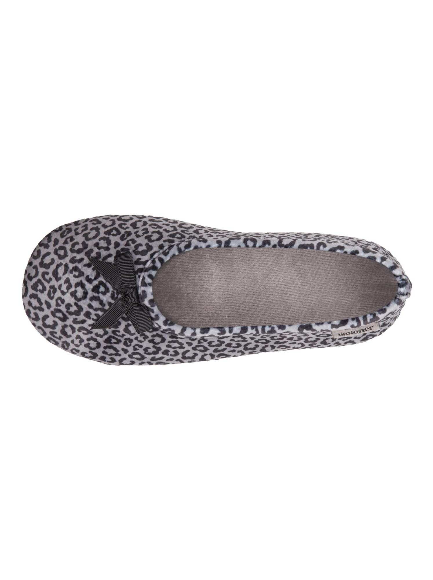 Chausson Ballerine Chaussons Isotoner, Chaussons Ballerines Femme Nœud à Rayures Isotoner Chaussons Femme - 10