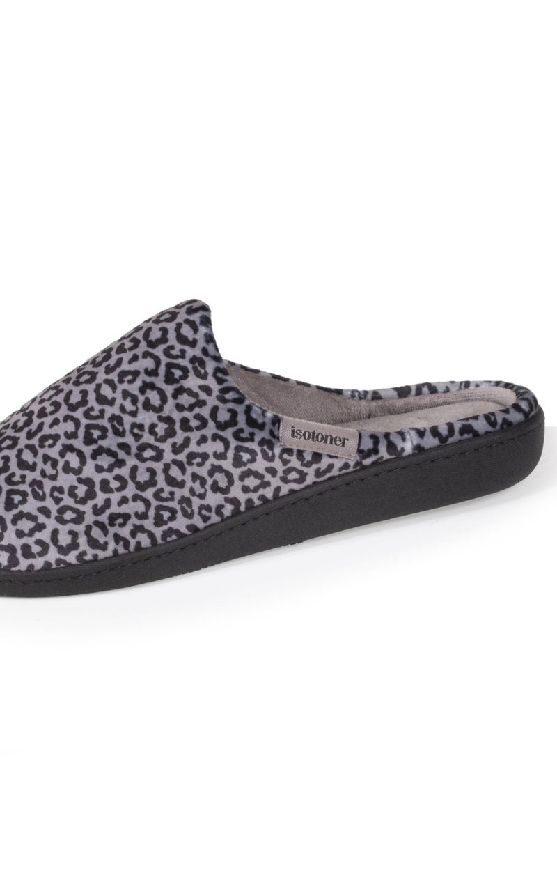 Isotoner Chaussons Mules Femme Léopard Marron - Kiabi