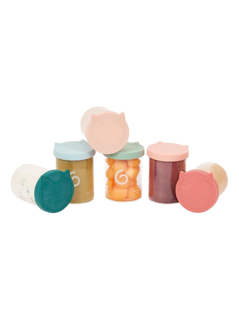 Isy Bowls - 6 pots de conservation en verre de 250 ml 'Babymoov ' Transparent - Kiabi
