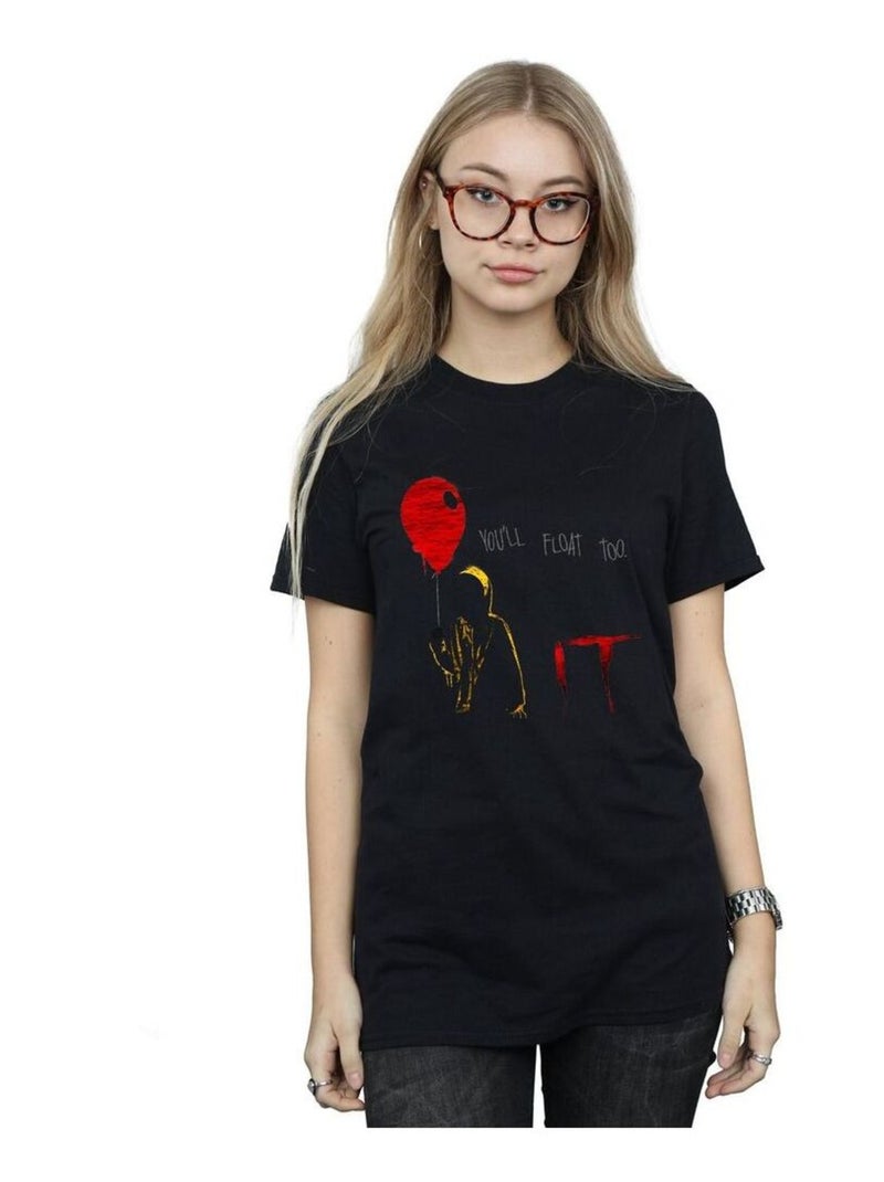 It - T-shirt FLOAT Noir - Kiabi