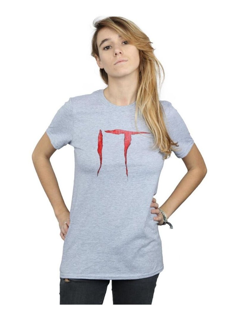 It - T-shirt Gris chiné - Kiabi