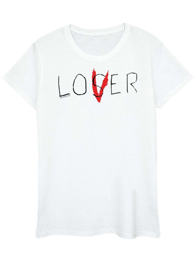 It - T-shirt LOSER LOVER Blanc - Kiabi