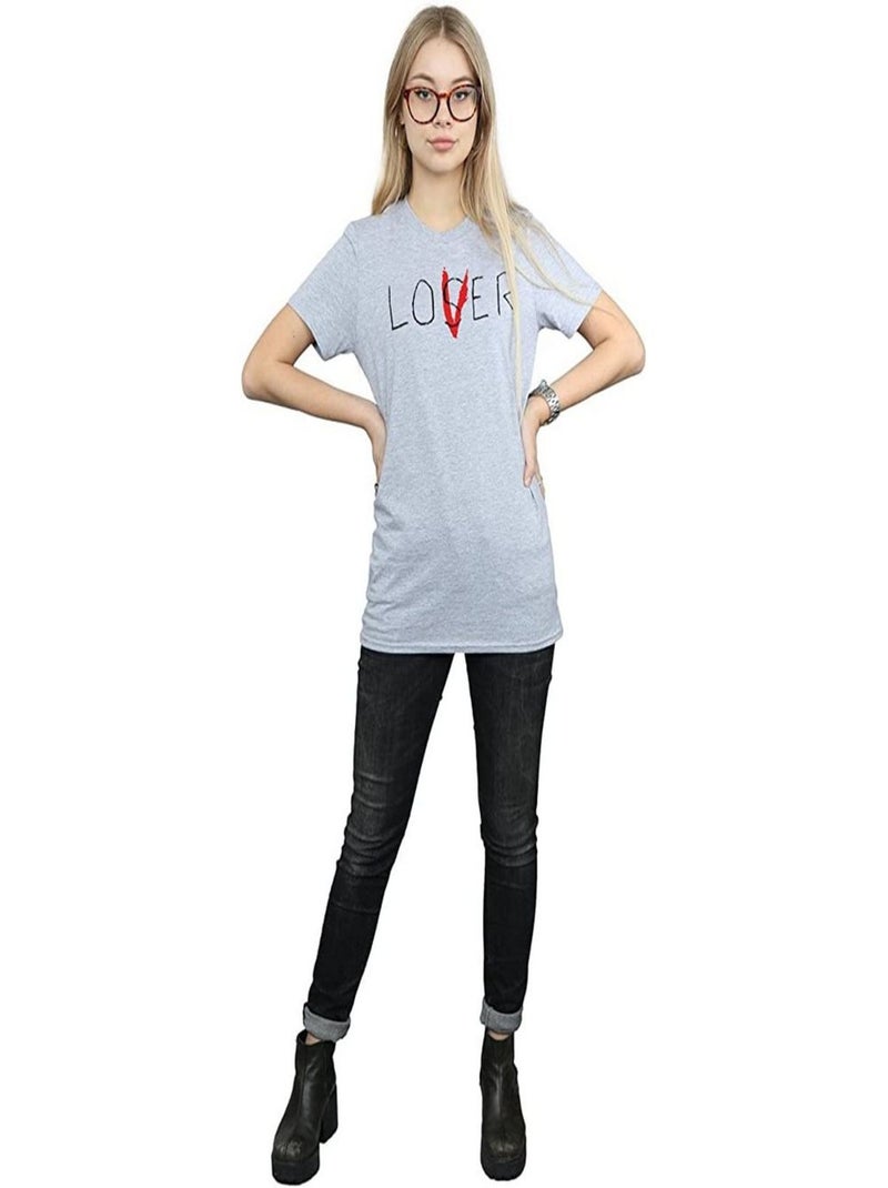 It - T-shirt LOSER LOVER Gris chiné - Kiabi