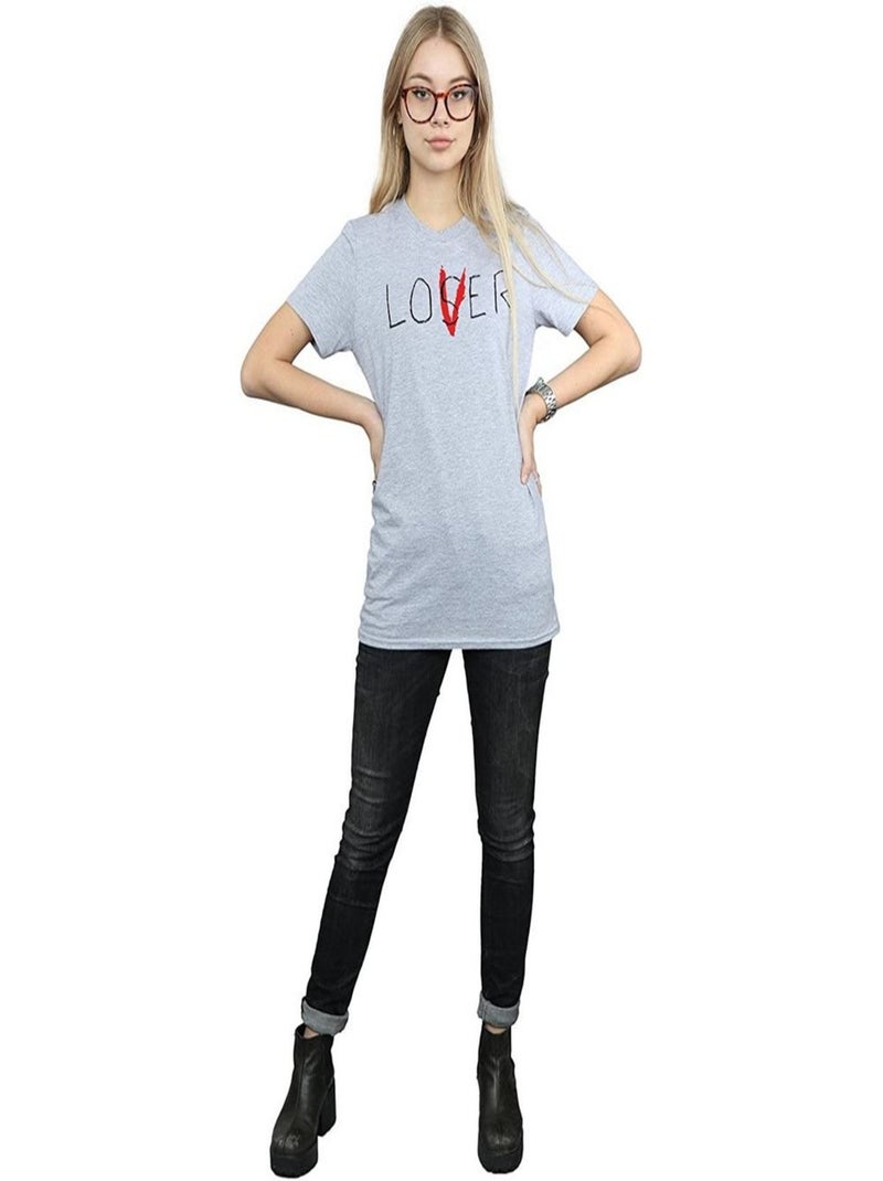 It - T-shirt LOSER LOVER Gris chiné - Kiabi