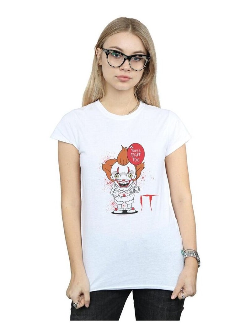 It - T-shirt YOU'LL FLOAT TOO Blanc - Kiabi