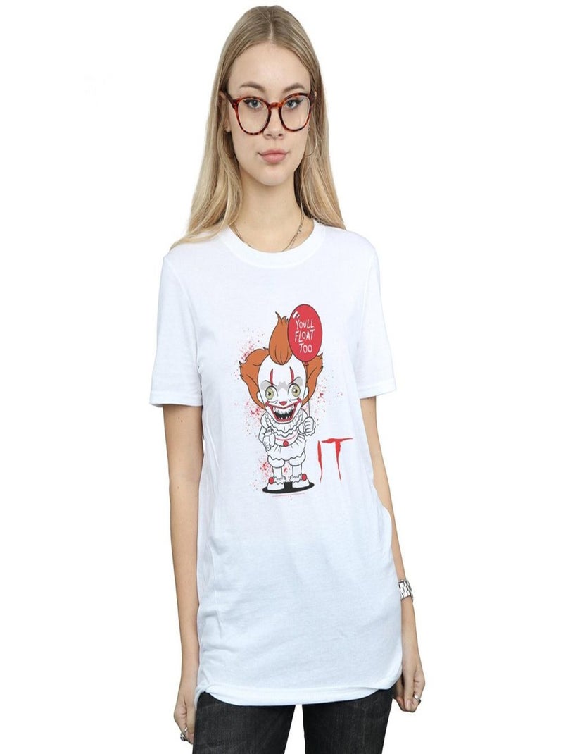 It - T-shirt YOU'LL FLOAT TOO Blanc - Kiabi