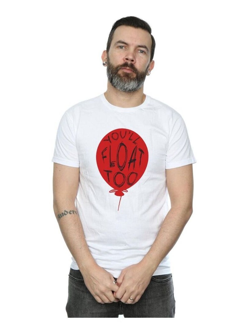 It - T-shirt YOU'LL FLOAT TOO Blanc - Kiabi