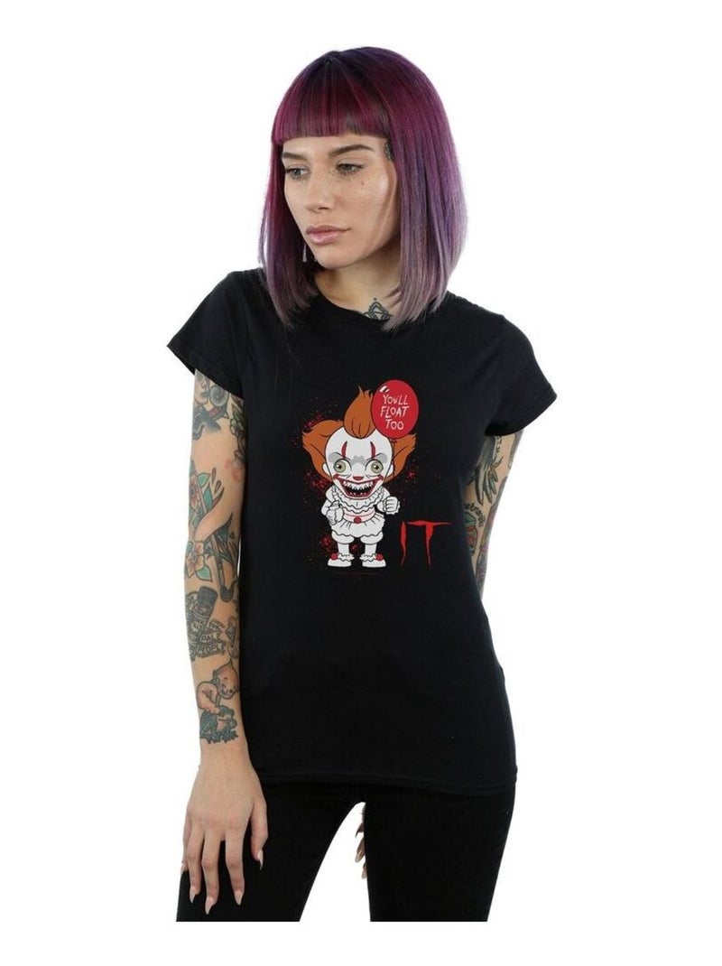It - T-shirt YOU'LL FLOAT TOO Noir - Kiabi