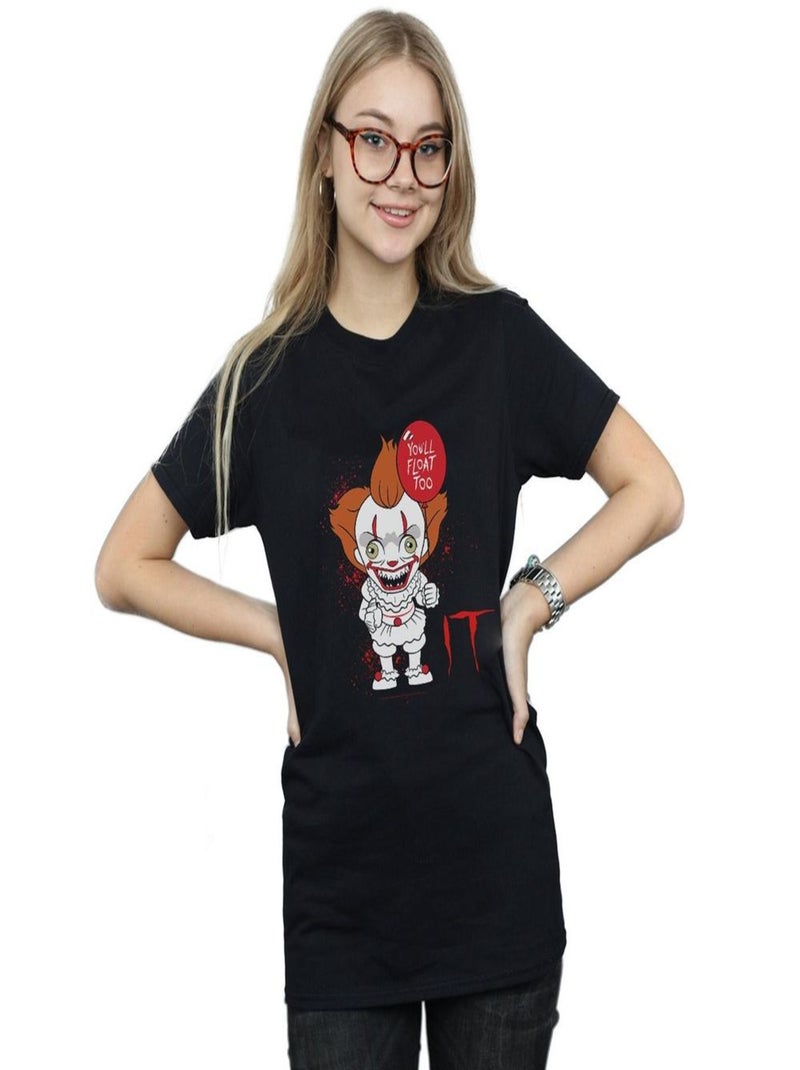 It - T-shirt YOU'LL FLOAT TOO Noir - Kiabi