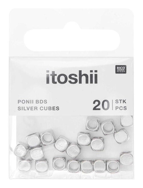 Itoshii pack de 20 perles Ponii cube - Kiabi