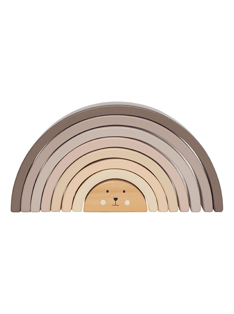Jabadabado - Arc en ciel à empiler Beige - Kiabi
