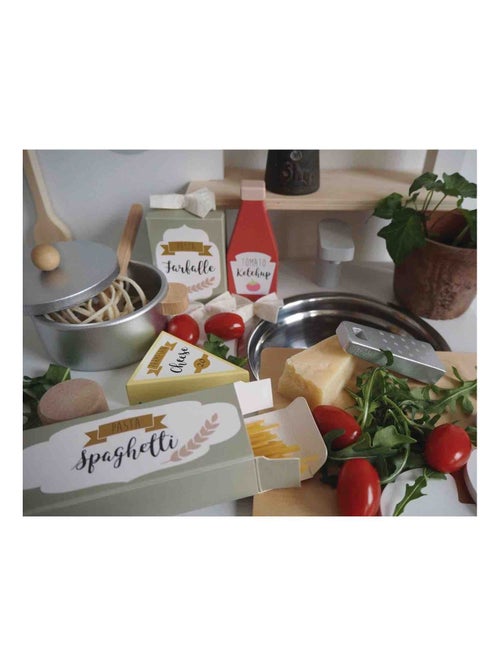 JaBaDaBaDo | Jouet en bois - dinette - Pâtes - Kiabi