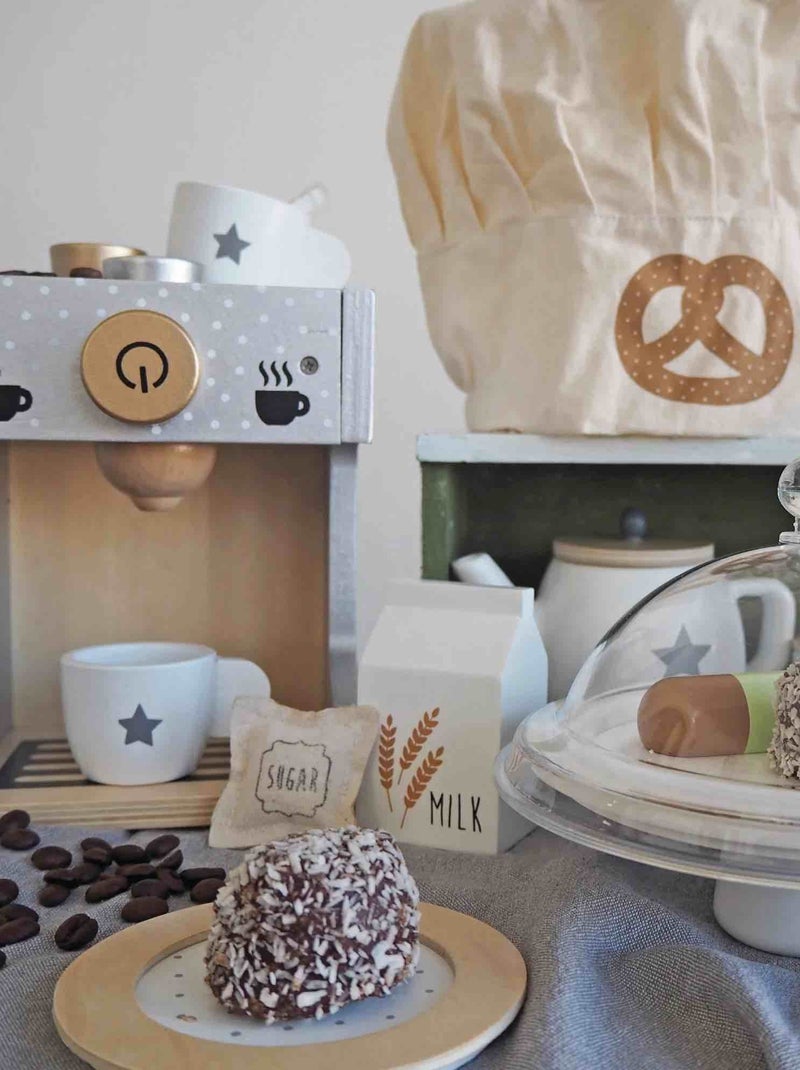 JaBaDaBaDo | Jouet en bois - Machine à café Gris - Kiabi